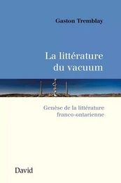 La littérature du vacuum