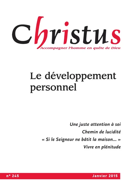 Christus Janvier 2015 - N°245 -  Collectif - Christus