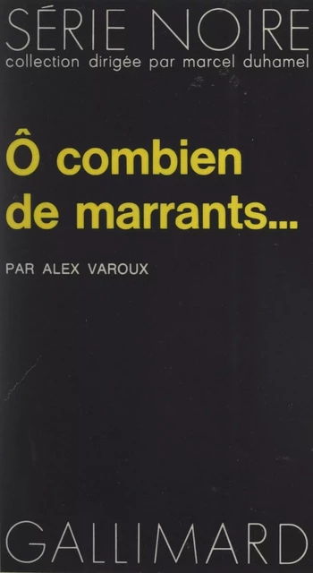 Ô combien de marrants... - Alex Varoux - Gallimard (réédition numérique FeniXX)