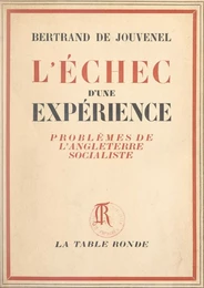 L'échec d'une expérience