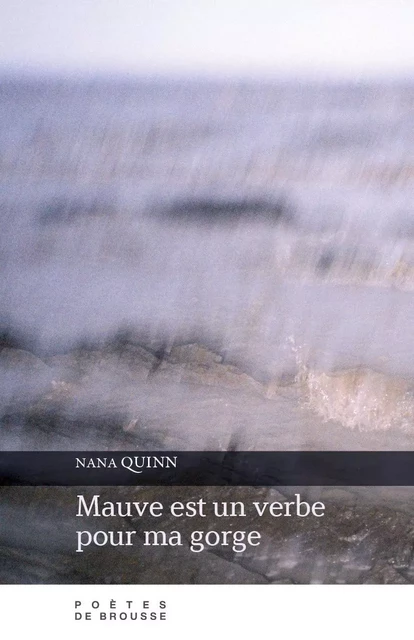 Mauve est un verbe pour ma gorge - Nana Quinn - Poètes de brousse