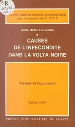 Causes de l'infécondité dans la Volta noire