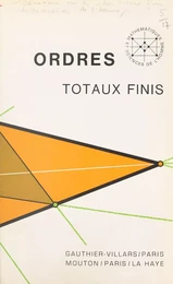 Ordres totaux finis