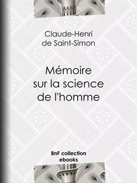 Mémoire sur la science de l'homme