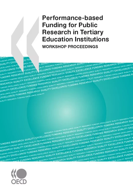 Performance-based Funding for Public Research in Tertiary Education Institutions -  Collective - OECD