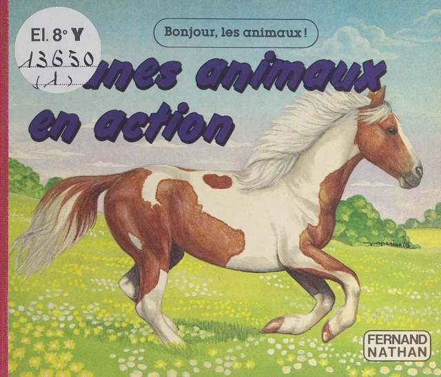 Jeunes animaux en action - Emma Lafon - (Nathan) réédition numérique FeniXX