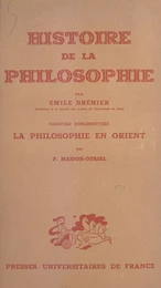 Histoire de la philosophie