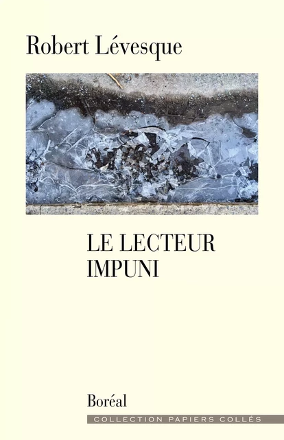 Le Lecteur impuni - Robert Lévesque - Editions du Boréal