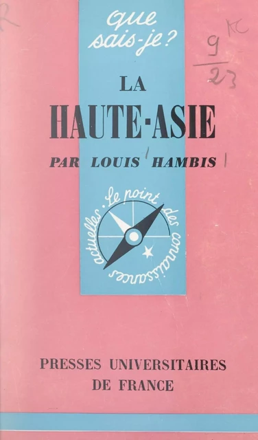 La Haute-Asie - Louis Hambis - (Presses universitaires de France) réédition numérique FeniXX