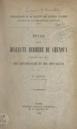 Étude sur le dialecte berbère de Chenoua comparé avec ceux des Beni-Menacer et des Beni-Salah