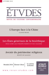 Etudes : états généraux de la bioéthique