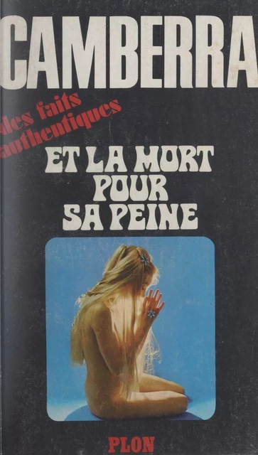 Et la mort pour sa peine - Déodat Puy-Montbrun - Plon (réédition numérique FeniXX)