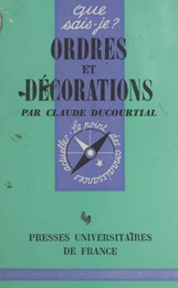 Ordres et décorations