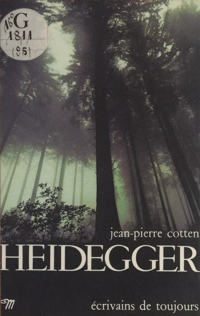 Heidegger - Jean-Pierre Cotten - Seuil (réédition numérique FeniXX)