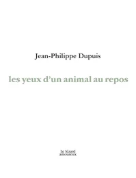 les yeux d'un animal au repos