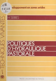 Politiques d'hydraulique pastorale