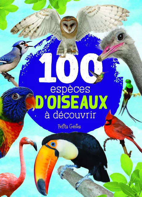 100 espèces d'oiseaux à découvrir - Marie-Ève Côté - Petits Génies