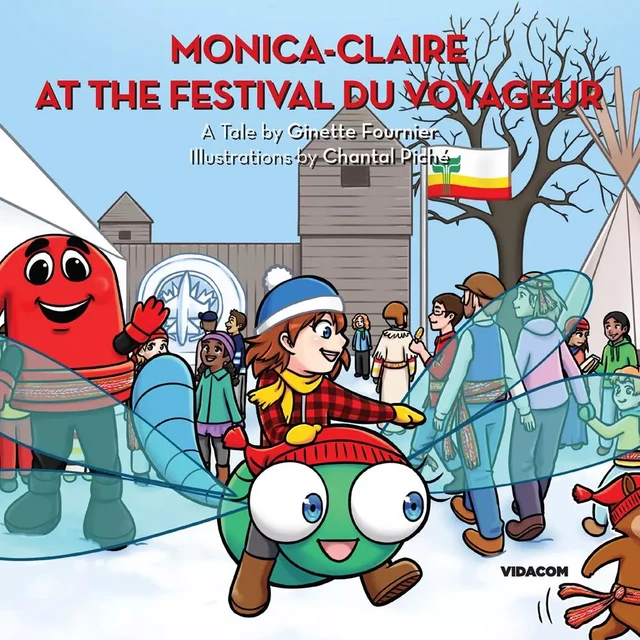 Monica-Claire at the Festival du Voyageur - Ginette Fournier - Éditions des Plaines