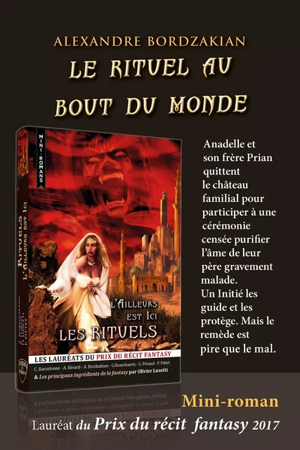 Le rituel au bout du monde - Alexandre Bordzakian - Fantasy.éditions.rcl