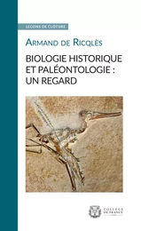 Biologie historique et paléontologie : un regard