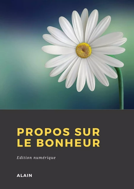 Propos sur le bonheur -  Alain - Librofilio