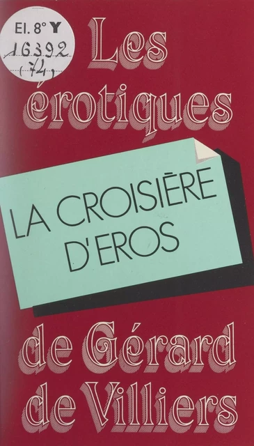 La croisière d'Éros - Jim Cooper - (Presses de la Cité) réédition numérique FeniXX