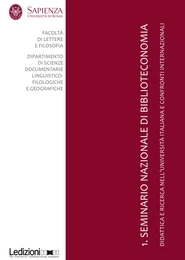 1. Seminario Nazionale di Biblioteconomia