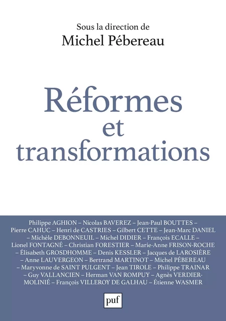 Réformes et transformations - Michel Pébereau - Humensis