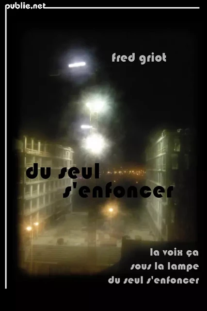 du seul s’enfoncer - Fred Griot - publie.net