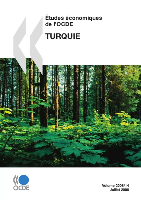 Études économiques de l'OCDE : Turquie 2008 -  Collectif - OECD