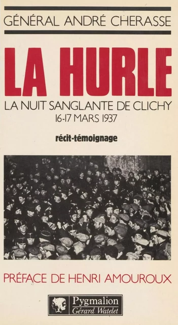 La Hurle - André Chérasse - Pygmalion (réédition numérique FeniXX) 