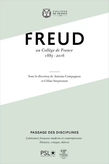 Freud au Collège de France -  - Collège de France