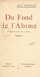 Du fond de l'abîme