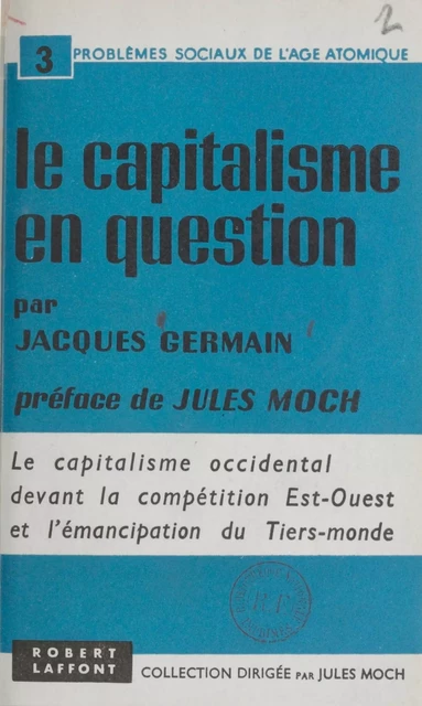 Le capitalisme en question - Jacques Germain - Robert Laffont (réédition numérique FeniXX)