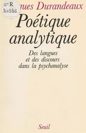 Poétique analytique