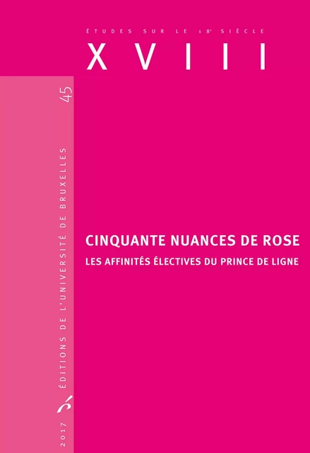 Cinquante nuances de rose - Valérie André, Manuel Couvreur - Editions de l'Université de Bruxelles