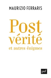 Postvérité et autres énigmes