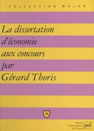 La dissertation d'économie aux concours