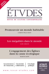 Revue Etudes : spécial écologie