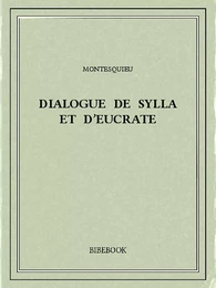 Dialogue de Sylla et d’Eucrate