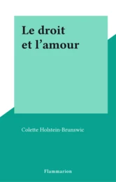 Le droit et l'amour