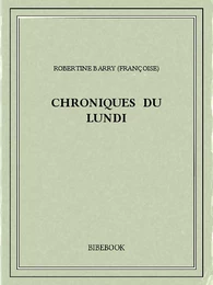 Chroniques du lundi