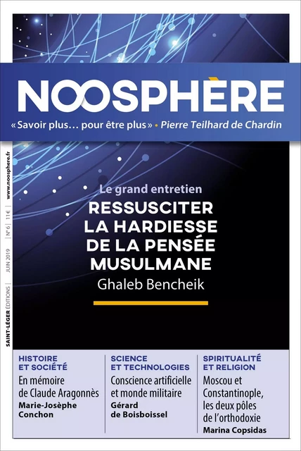 Revue Noosphère - Numéro 1 -  Association des Amis de Pierre Teilhard de Chardin - Saint-Léger Editions