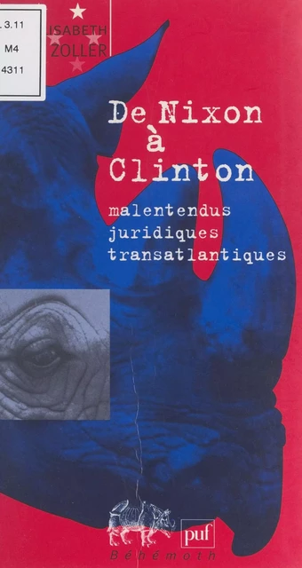 De Nixon à Clinton - Elisabeth Zoller - (Presses universitaires de France) réédition numérique FeniXX