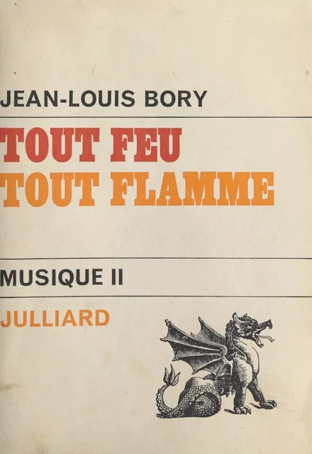 Musique (2) - Jean-Louis Bory - (Julliard) réédition numérique FeniXX