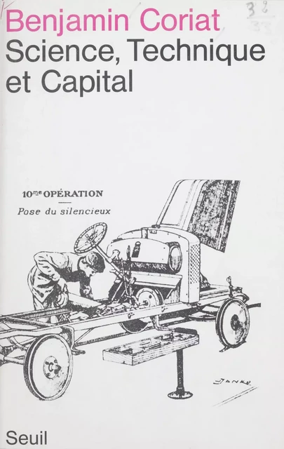 Science, technique et capital - Benjamin Coriat - Seuil (réédition numérique FeniXX)