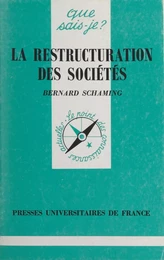 La restructuration des sociétés