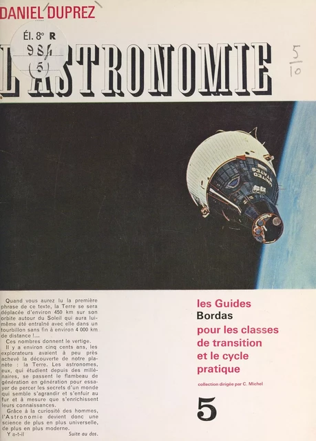 L'astronomie - Daniel Duprez - (Bordas) réédition numérique FeniXX