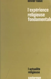 L'expérience religieuse fondamentale