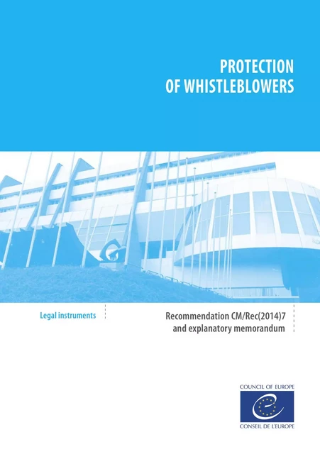 Protection of whistleblowers -  Collectif - Council of Europe